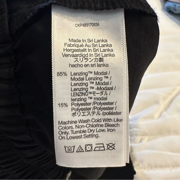 Madewell Cargo Shorts Pull On Softdrape Black size M (b5 - Picture 8 of 9